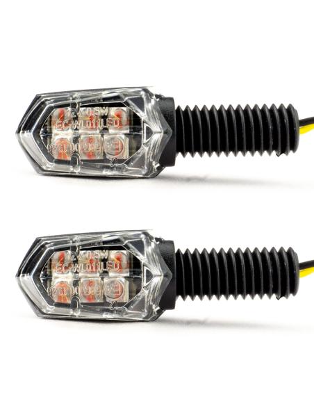 Petits Clignotants À Led Noirs Homologués | Prix Promo