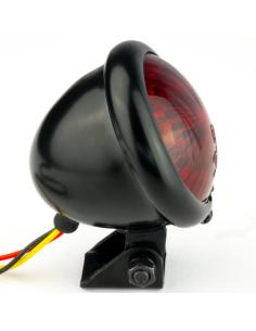 TAIL LAMP BLACK BATE STYLE HOMOLOGATED IGUANA CUSTOM PARTS