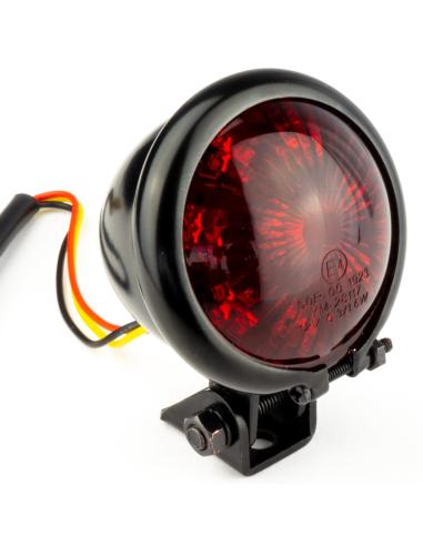 Black Taillight, 'Bate Style', E-Mark Iguana Custom Parts