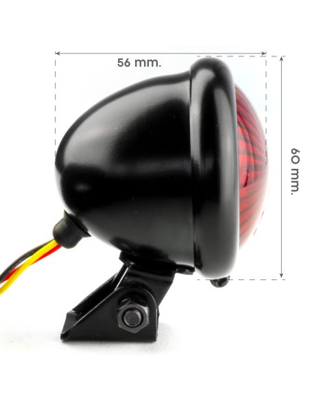 Comprar Piloto Trasero Negro Bate Style Homologado Iguana Custom Parts a precio de oferta