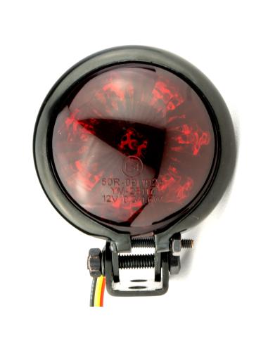 Black Taillight, 'Bate Style', E-Mark Iguana Custom Parts