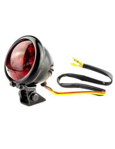 TAIL LAMP BLACK BATE STYLE HOMOLOGATED IGUANA CUSTOM PARTS