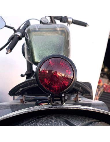 TAIL LAMP BLACK BATE STYLE HOMOLOGATED IGUANA CUSTOM PARTS