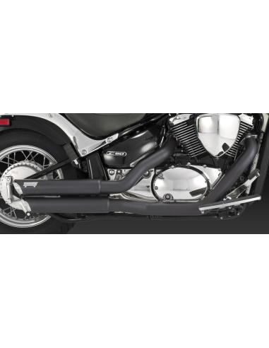 Comprar Escape Twin Slas Negras Staggered C800/M800 a precio de oferta