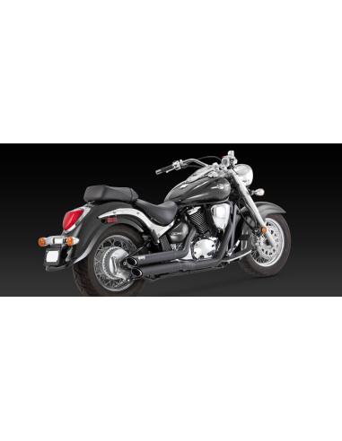 Comprar Escape Twin Slas Negras Staggered C800/M800 a precio de oferta