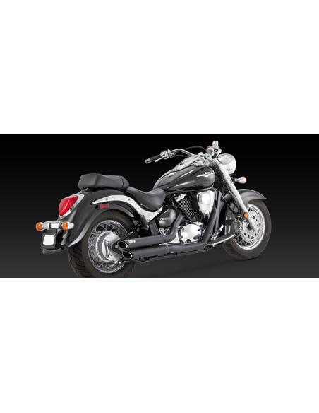 Comprar Escape Twin Slas Negras Staggered C800/M800 a precio de oferta