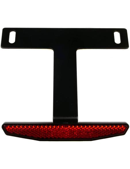 CATADIOPTRIQUE ROUGE HOMOLOGUÉ AVEC SUPPORT DE PLAQUE D'IMMATRICULATION ICC