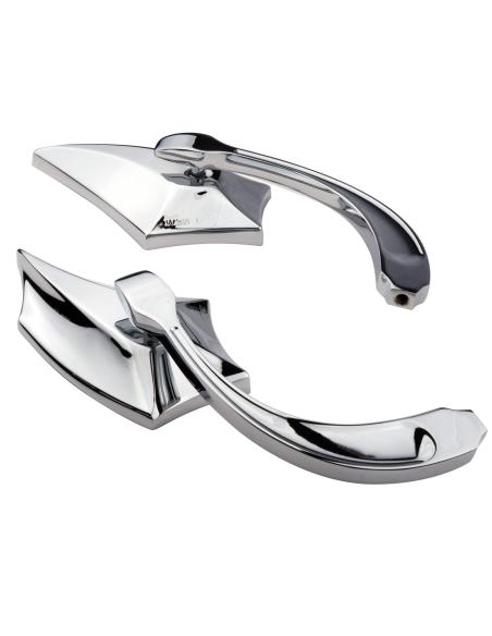 ESPELHOS CROMADOS DE ESPIGÃO - APROVADOS - IGUANA CUSTOM PARTS