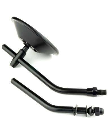 Comprar Espejo Round Negro Homologado a precio de oferta