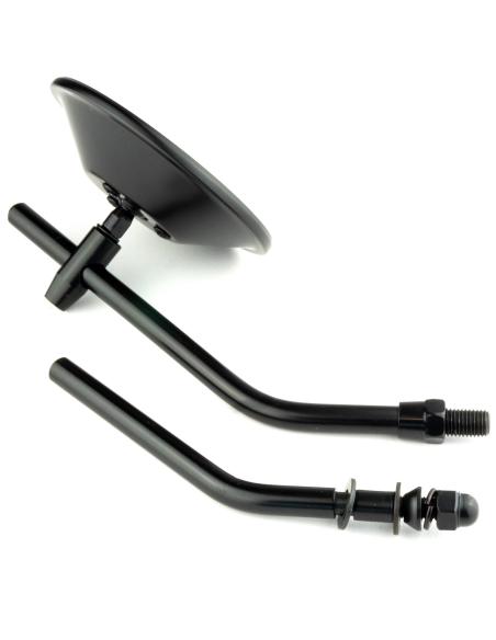 Comprar Espejo Round Negro Homologado a precio de oferta