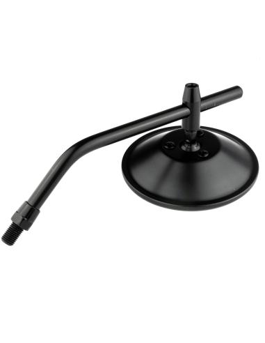 ROUND MIRROR BLACK HOMOLOGATED