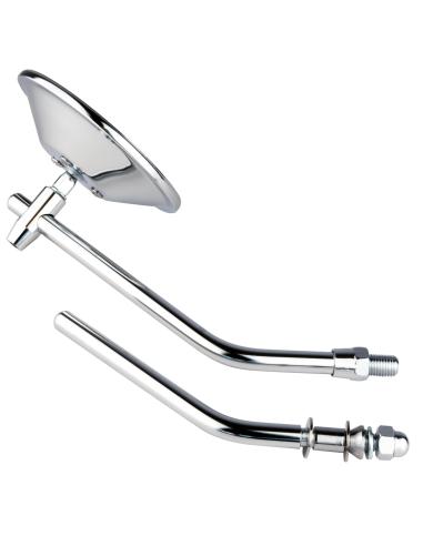 MIRROR ROUND CHROME E-MARK