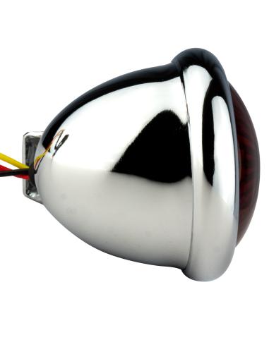 Comprar Piloto Trasero Cromado Bate Style Homologado Iguana Custom Parts a precio de oferta