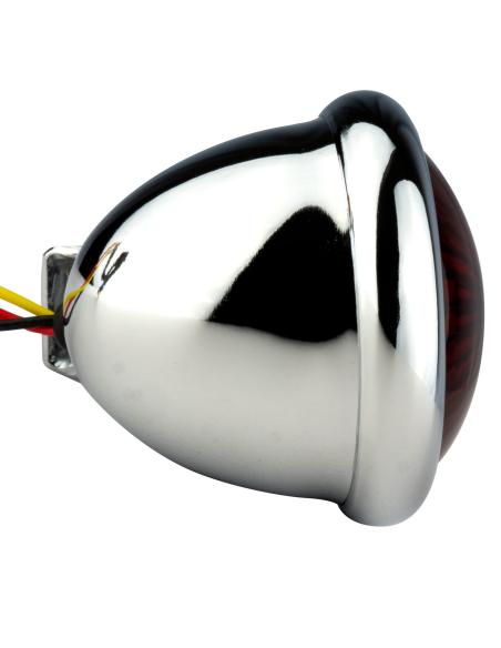 Comprar Piloto Trasero Cromado Bate Style Homologado Iguana Custom Parts a precio de oferta