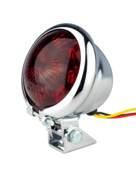 Comprar Piloto Trasero Cromado Bate Style Homologado Iguana Custom Parts a precio de oferta