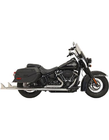 Acquista Scarichi Bassani True Duals Coda di Pesce 36" Con Silenziatori Softail FLHC e FLDE 2018-Up a prezzo scontato