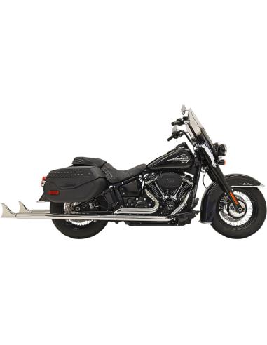 BASSANI TRUE DUALS ESCAPE FISHTAIL 39" COM DEFEITORES SOFTAIL FLHC E FLDE 2018-UP