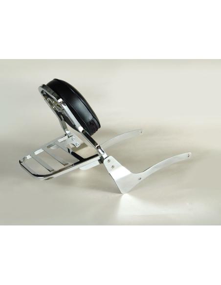 ENCOSTO COM BAGAGEM CROMADA DRAGSTAR 650 CLASSIC
