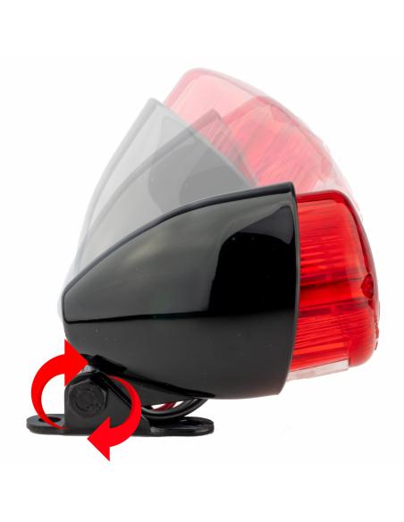 Comprar Piloto Trasero Homologado "Hawk Eco" Negro a precio de oferta