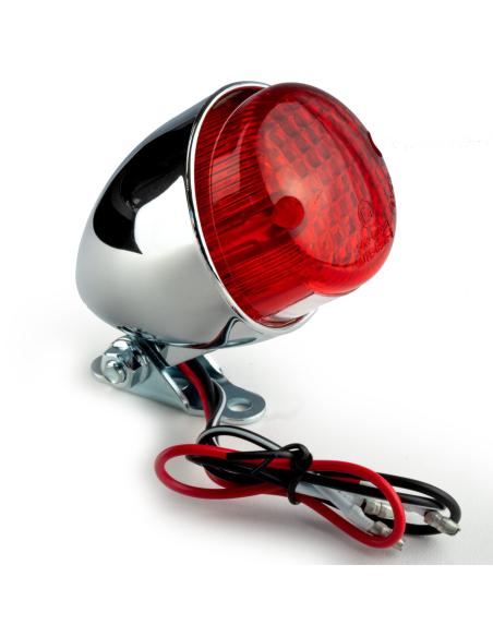 CHROMED TAILLIGHT, 'HAWK ECO', E-MARK