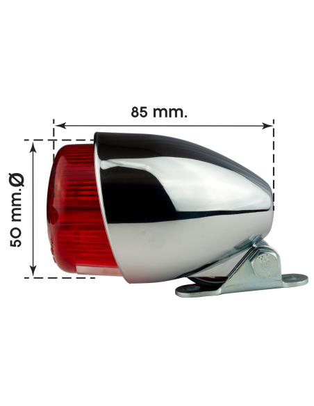 Comprar Piloto Trasero Homologado Hawk Eco Cromado a precio de oferta