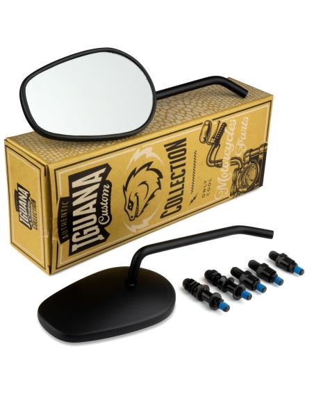 MIRRORS SET CLASSIC HD-STYLE BLACK 2 PCS - E-MARK