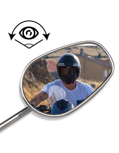 Clássicos Espelhos Estilo Hd Cromados 2 Unidades - Aprovados