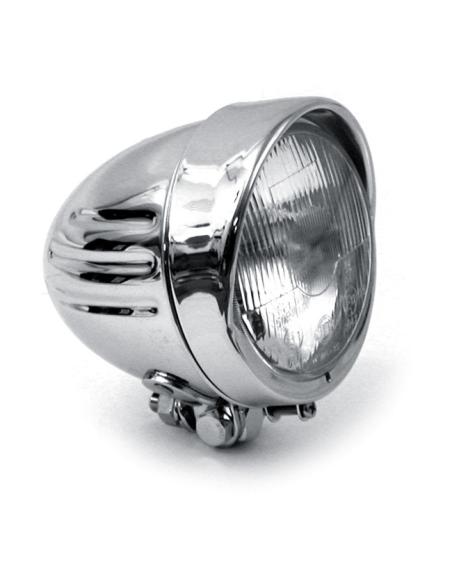 PHARE RAINURÉ 4-1/2" APPROUVÉ CHROME