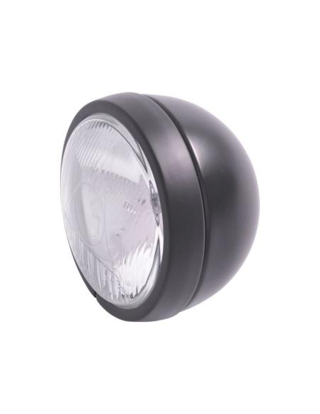 AUXILIARY HEADLIGHT 4-1/2" USA STYLE BLACK E-MARK