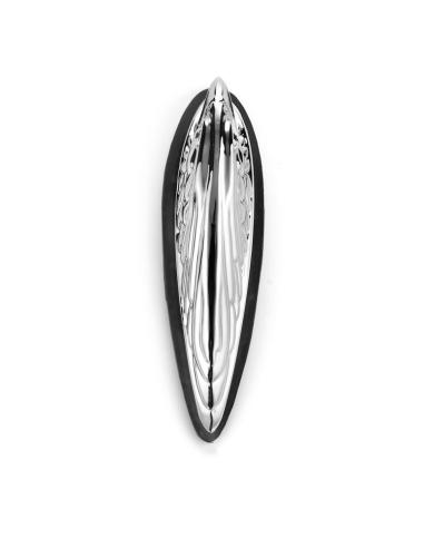 CHROME-PLATED EAGLE HEAD FOR FENDER 12 CM