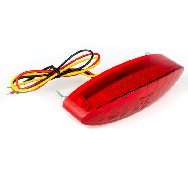 APPROVED OVAL RED LED TAILLIGHT
