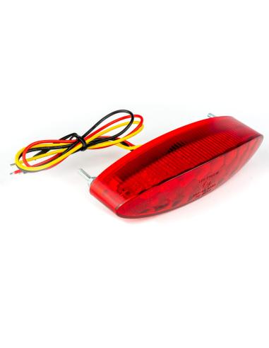 APPROVED OVAL RED LED TAILLIGHT