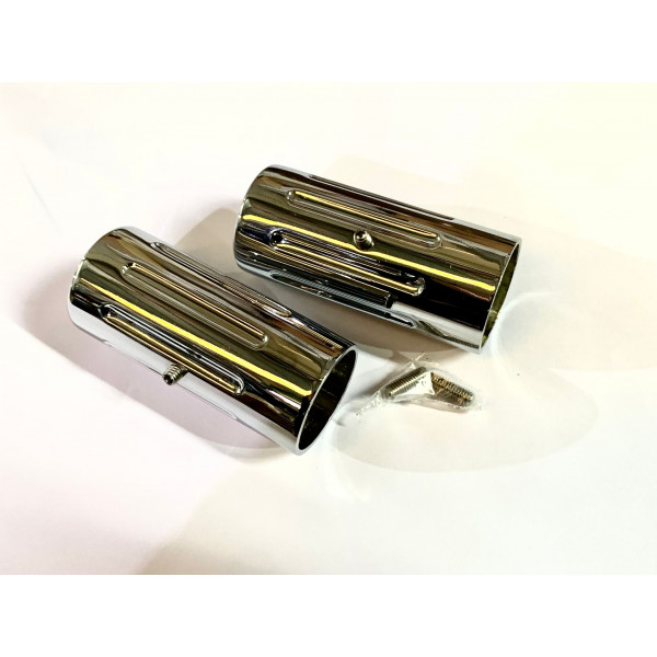BRAKE AND CHANGE PEDAL CHROME COVERS FOR XVS1600