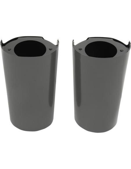 BLACK HD TOURING FORK COVERS 14-18