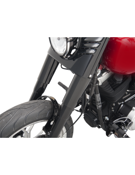 BLACK HD TOURING FORK COVERS 14-18