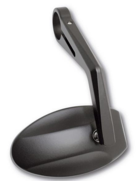 PRETO BAR-END ESPELHO FERRARA COM FLANGE