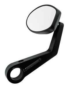 PRETO BAR-END ESPELHO FERRARA COM FLANGE 2