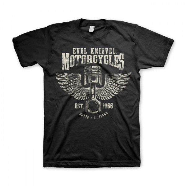 EVEL KNIEVEL MOTORCYCLES T-SHIRT