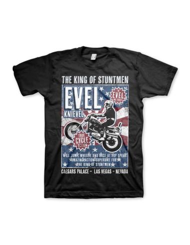 EVEL KNIEVEL POSTER T-SHIRT