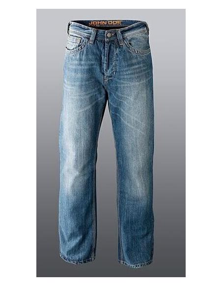 Acquista Pantaloni Jeans Con Kevlar Kamikaze John Doe Blu a prezzo scontato