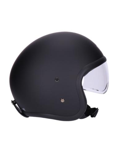 CAPACETE ROEG SUNDOWN PRETO MATT COM TELA INTERIOR