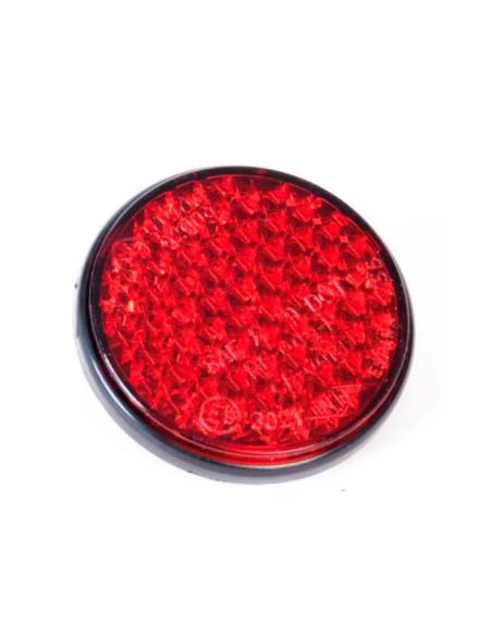 Comprar Catadioptrico Rojo Redondo Con Tornillo - Homologado a precio de oferta