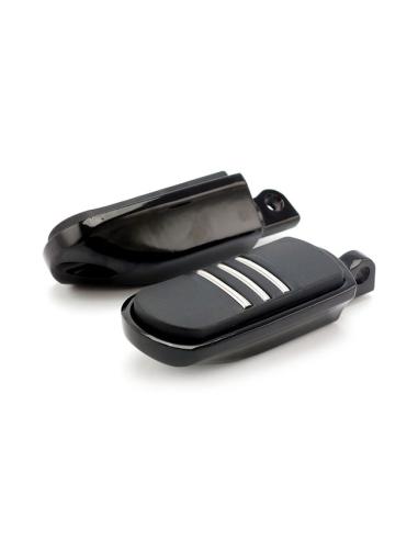 Comprar Estriberas Negras Galaxy Harley a precio de oferta