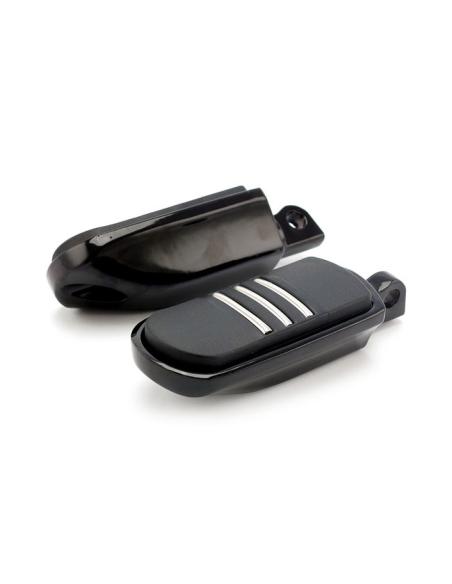 Comprar Estriberas Negras Galaxy Harley a precio de oferta