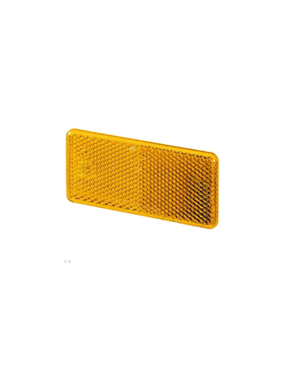AGRISHOP 2Piezas Catadioptrico Moto Homologado E4 Rectangulares Amarillo  Naranja Pegado Adhesivo,Catadrioptico Caravana 89*35mm,Reflectante  Reflectores para Coche(Rectangulares-Catadioptrico-2Piezas) : :  Coche y moto