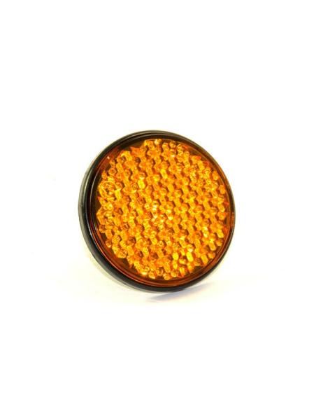 RÉFLECTEUR AMBER ROND AVEC VIS - APPROUVÉ