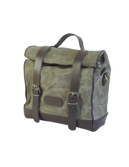 Comprar Alforja Vintage Algodon Verde Militar 19 Litros a precio de oferta