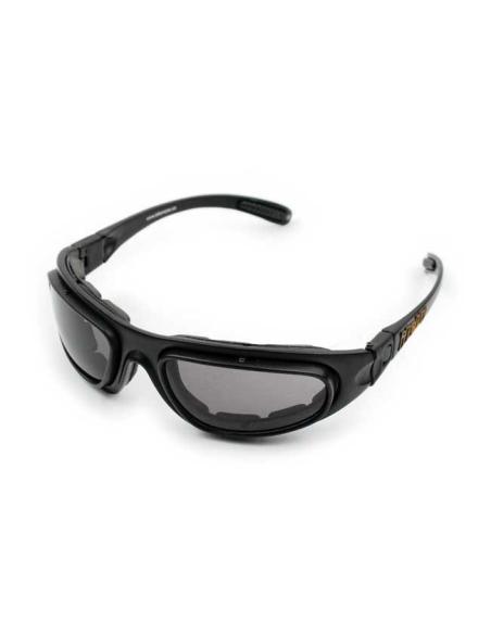MOTORCYCLE GLASSES EAGLE WITH 2 LENSES AND RUBBER