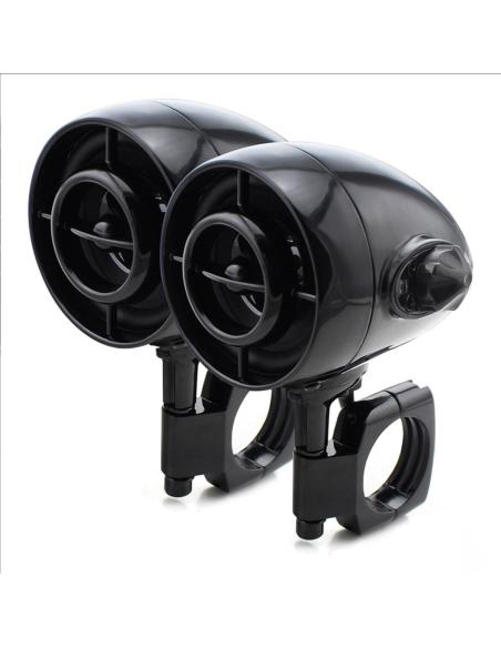 Comprar Altavoces 3" Negros Para Manillar Con Usb, Bluetooth Y Radio Fm a precio de oferta