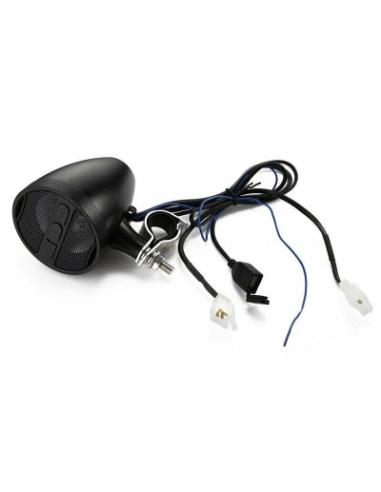 Comprar Altavoces Negros Para Manillar Con Usb, Bluetooth Y Radio Fm a precio de oferta